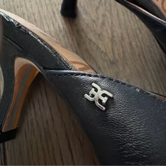 Sam Edelman Black Tev Kitten-Heel Mules Size 7.5 - Picture 5 of 10